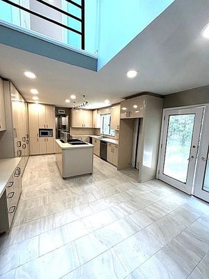 Interior, Kitchen, Recessed Lighting, Stainless Steel Appliances