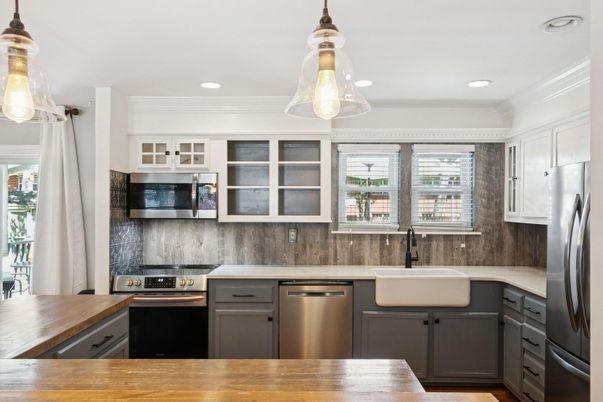 Interior, Kitchen, Recessed Lighting, Stainless Steel Appliances