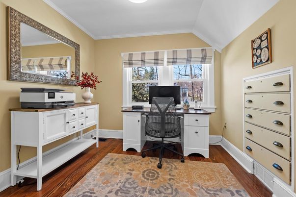 Home Office, Interior, Wood Texture Flooring