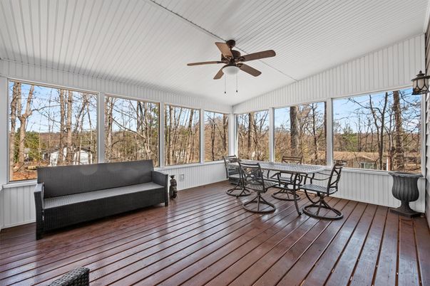 Interior, Sun Room, Wood Texture Flooring