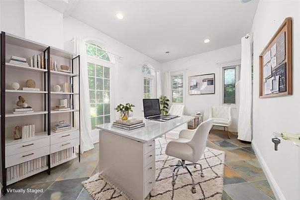 Home Office, Interior, Recessed Lighting