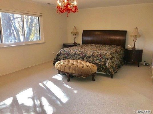 Bedroom, Chandelier, Interior