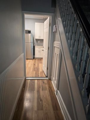 Interior, Kitchen, Wood Texture Flooring
