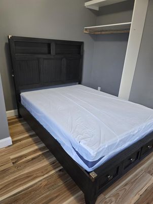 Bedroom, Interior, Wood Texture Flooring