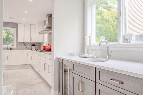 Interior, Kitchen, Marble, Recessed Lighting