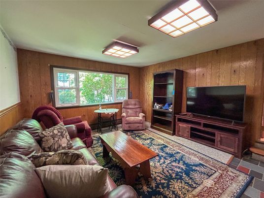 Interior, Living room, Wooden Walls