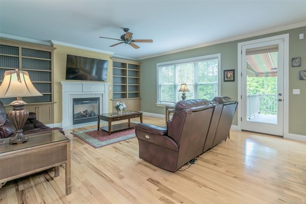 Fireplace, Interior, Living room, Wood Texture Flooring