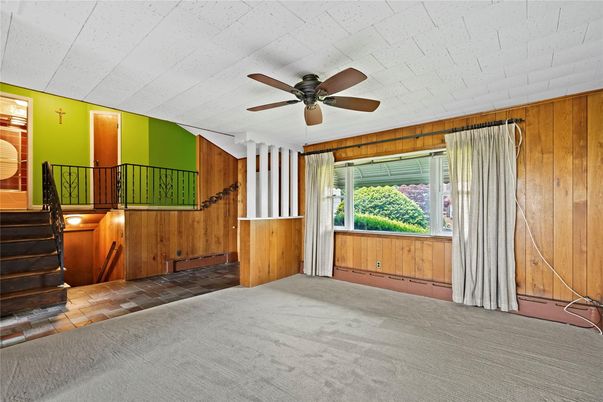 Empty room, Interior, Wooden Walls