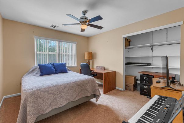 Bedroom, Home Office, Interior, Piano