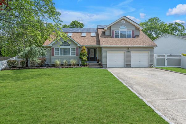 Attached, Exterior, Facade, Solar Panels, Ranch