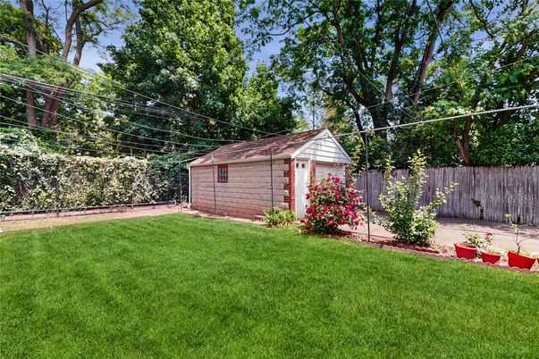Backyard, Detached Garage, Exterior