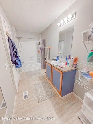 Bathroom, Interior, Wood Texture Flooring