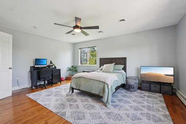 Bedroom, Interior, Wood Texture Flooring