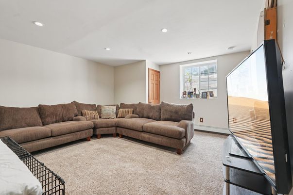 Interior, Living room, Recessed Lighting