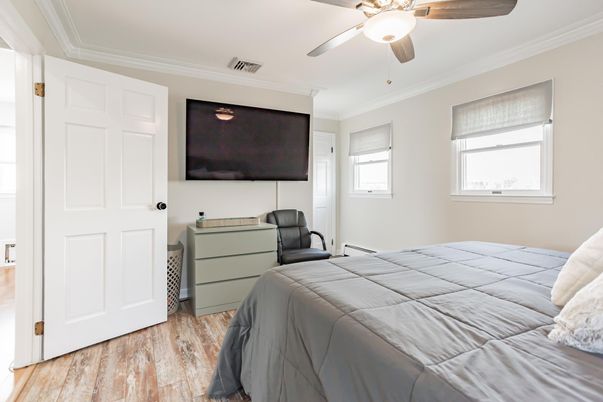 Bedroom, Interior, Wood Texture Flooring