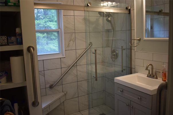 Bathroom, Glass Shower, Interior