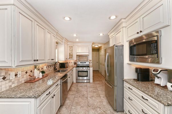 Interior, Kitchen, Recessed Lighting, Stainless Steel Appliances