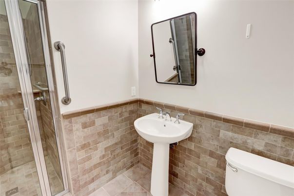 Bathroom, Interior, Stone Walls