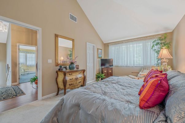 Bedroom, Interior, Wood Texture Flooring