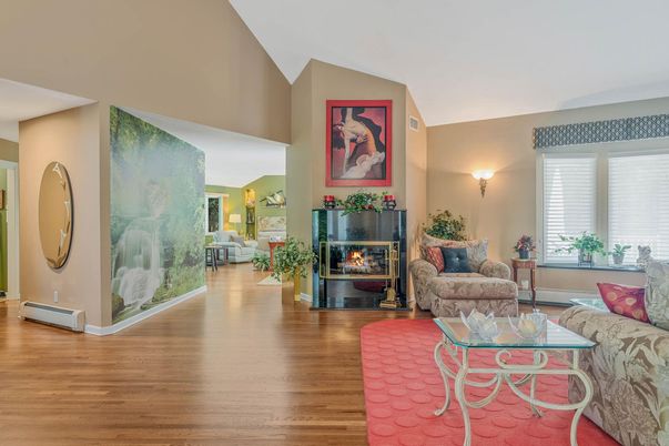 Fireplace, Interior, Living room, Wood Texture Flooring