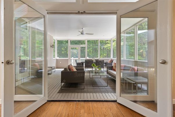 Interior, Living room, Sun Room, Wood Texture Flooring