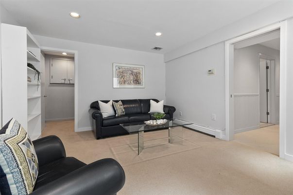 Interior, Living room, Recessed Lighting