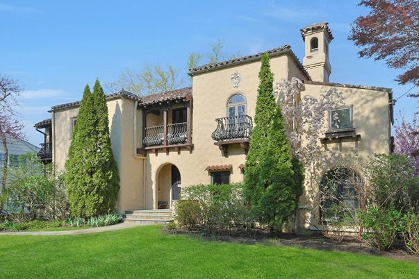 Backyard, Exterior, Facade, Spanish Mediterranean