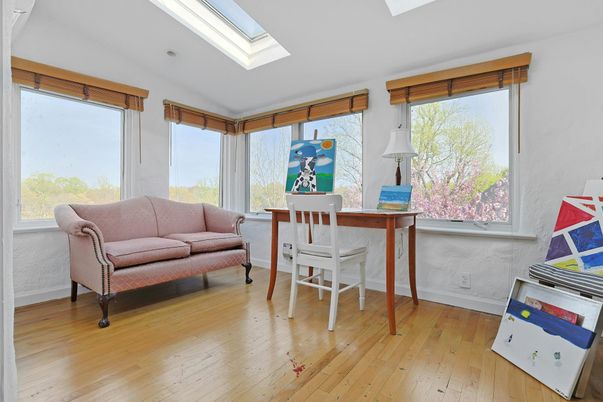 Home Office, Interior, Wood Texture Flooring