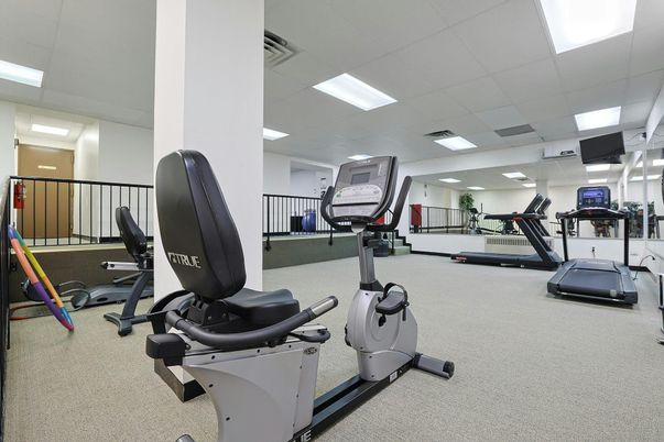 Fitness Equipment, Gym, Interior, Recessed Lighting