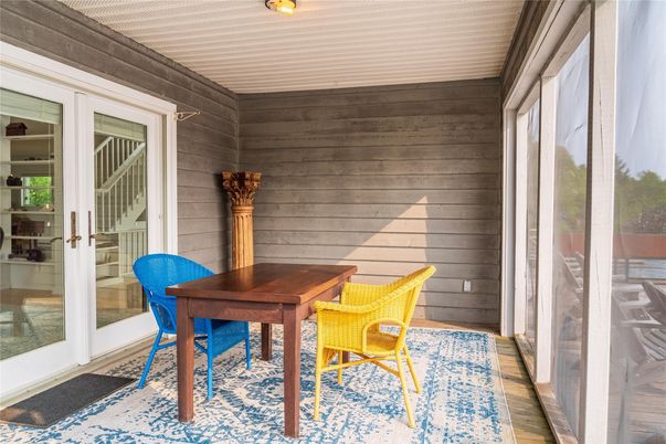 Dining room, Interior, Wood Texture Flooring, Wooden Walls