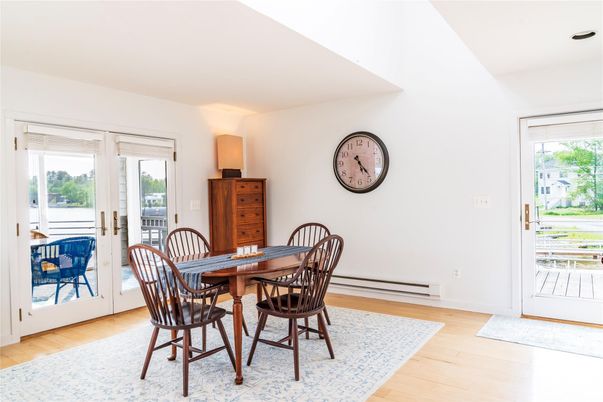 Dining room, Interior, Wood Texture Flooring