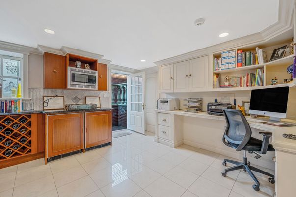 Home Office, Interior, Recessed Lighting
