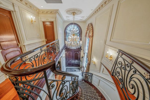 Chandelier, Interior, Recessed Lighting, Wood Texture Flooring