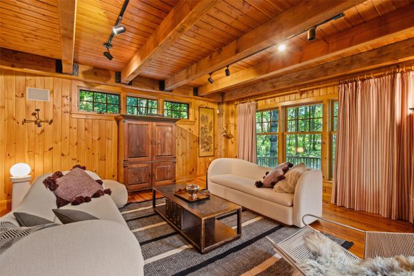 Interior, Living room, Wooden Beams, Wooden Ceilings, Wood Texture Flooring, Wooden Walls