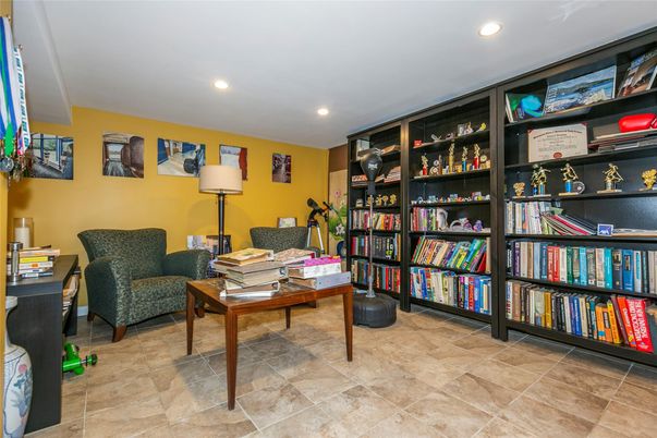 Home Office, Interior, Recessed Lighting