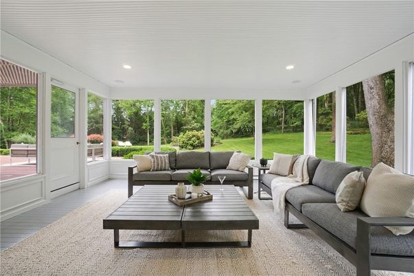 Interior, Living room, Recessed Lighting, Sun Room