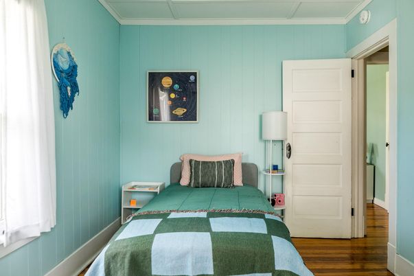 Bedroom, Interior, Wood Texture Flooring