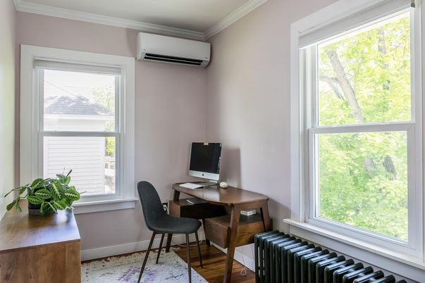 Home Office, Interior, Wood Texture Flooring