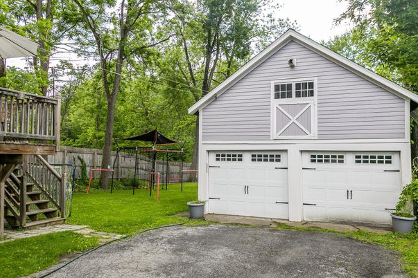 Backyard, Detached Garage, Exterior