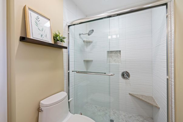 Bathroom, Glass Shower, Interior