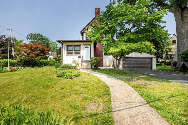 Backyard, Detached Garage, Exterior, Facade, Tudor Revival