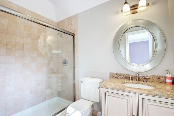 Bathroom, Glass Shower, Interior