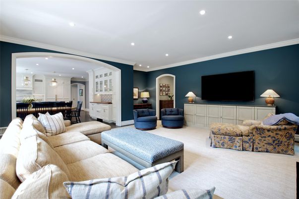 Dining room, Interior, Living room, Pendant Lights, Recessed Lighting