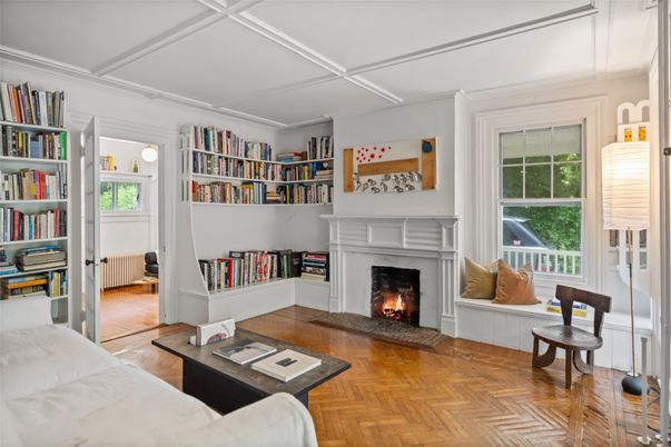 Fireplace, Interior, Living room, Wood Texture Flooring