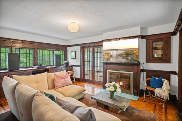 Fireplace, Interior, Living room, Wood Texture Flooring