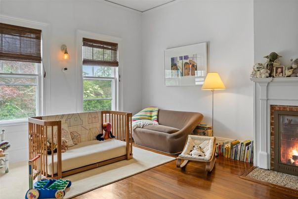 Fireplace, Interior, Wood Texture Flooring