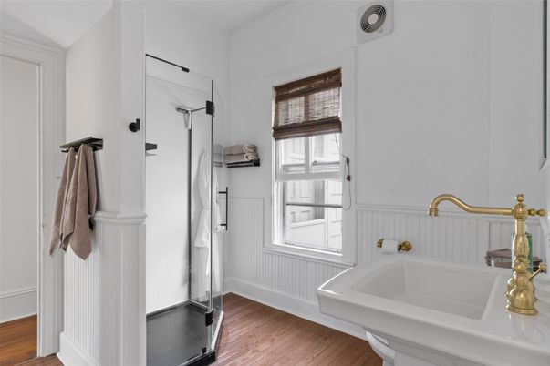 Bathroom, Interior, Wood Texture Flooring