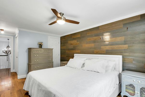 Bedroom, Interior, Wood Texture Flooring, Wooden Walls