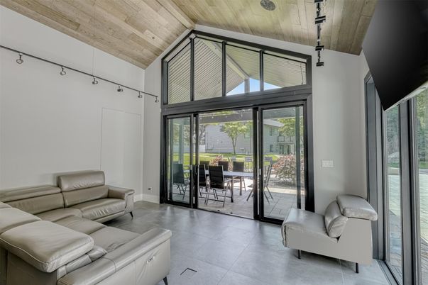 Interior, Living room, Wooden Ceilings