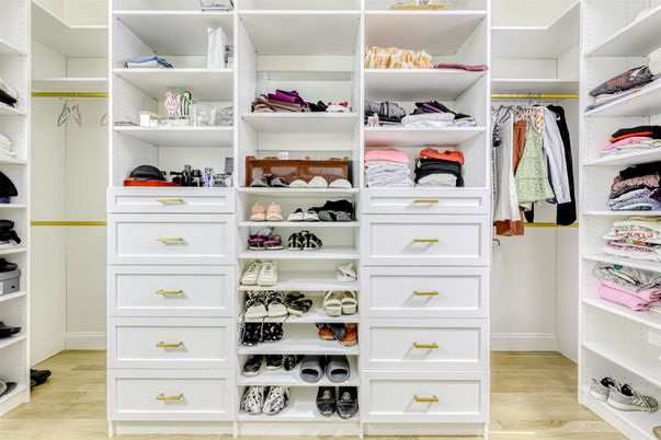 Interior, Walk-in Closets, Wood Texture Flooring